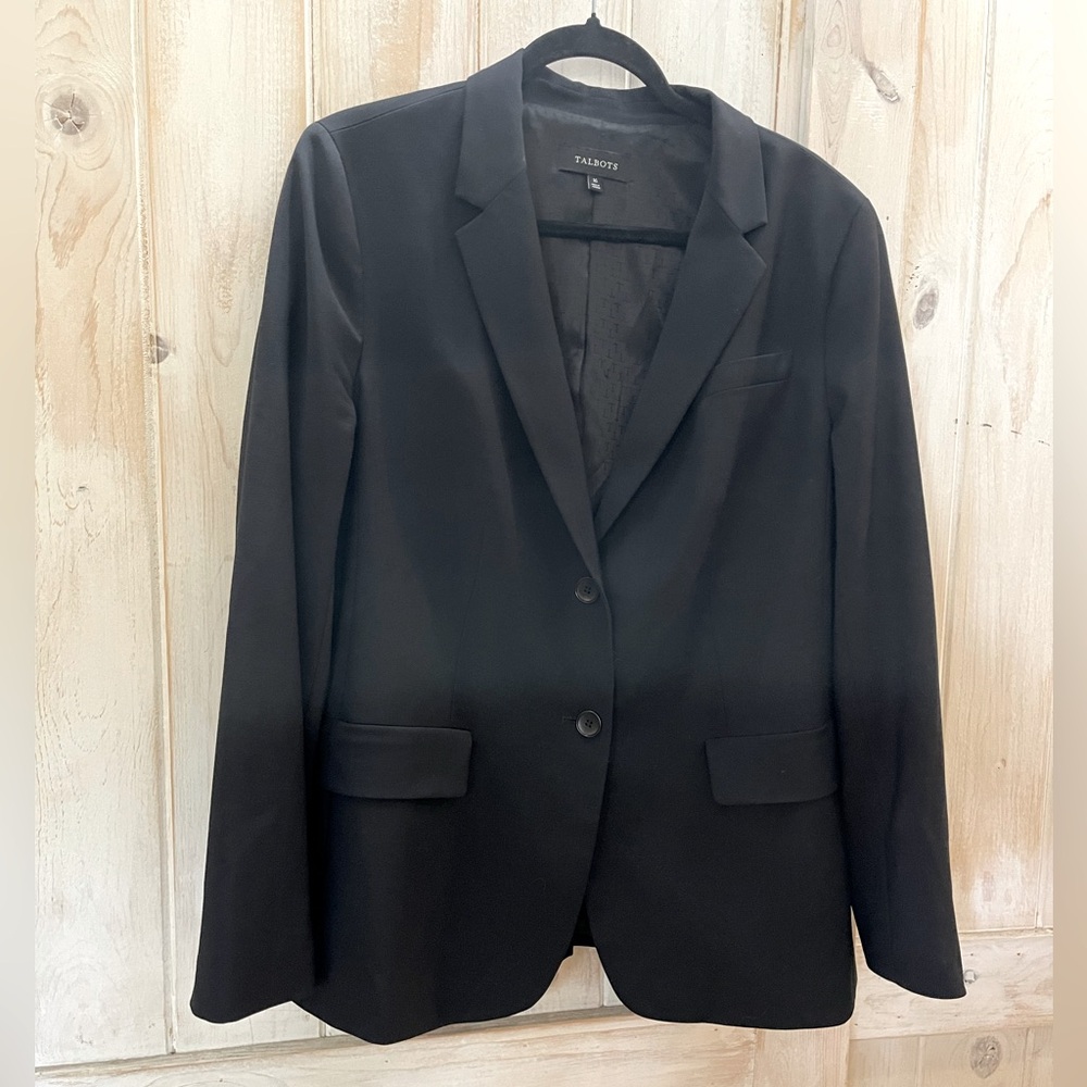 Talbots Single Breasted Two Button Blazer Jacket … - image 1